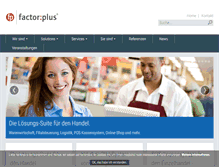 Tablet Screenshot of factorplus.de