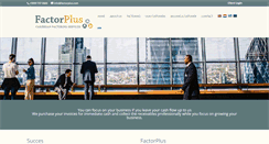 Desktop Screenshot of factorplus.com